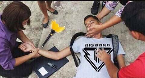 gdtopremacy's tweet photo. The entire VIP land rn: 

#Daesung @d_lable https://t.co/b9PvXel9rt