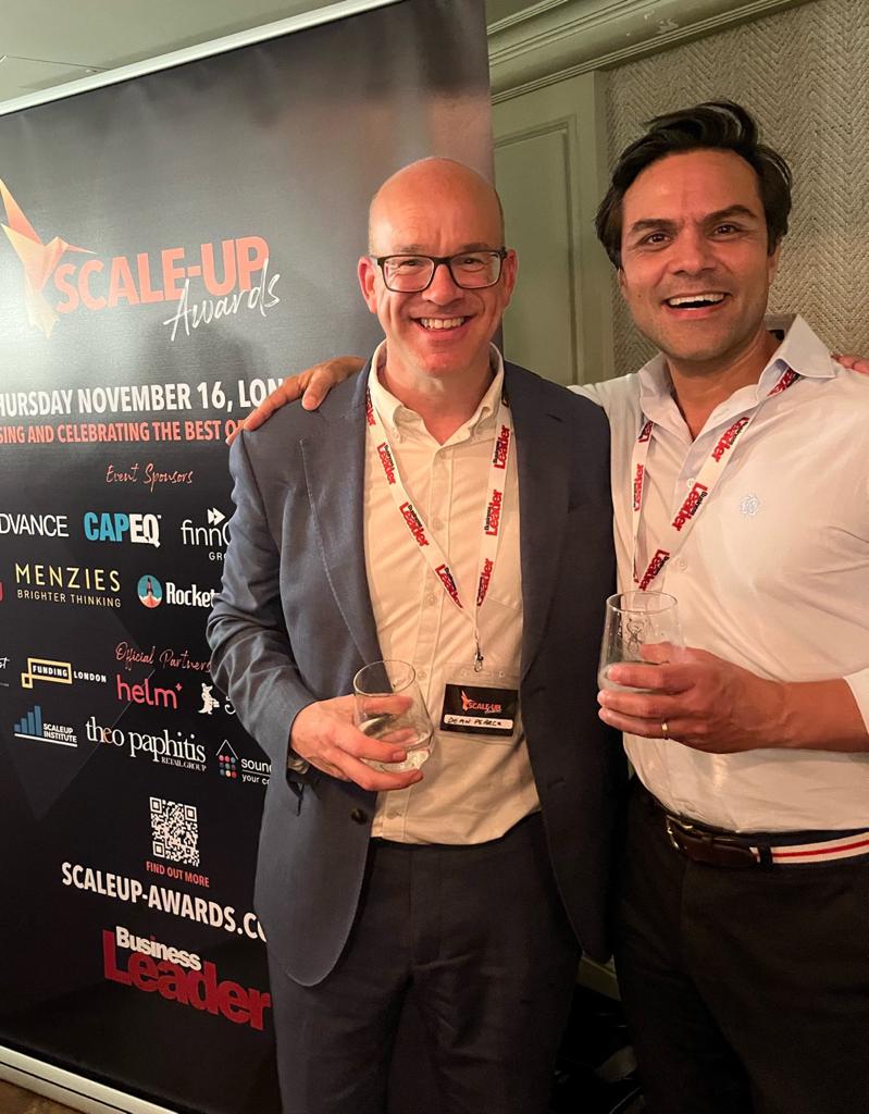 🏆 As last year’s winners of the ESG &amp; Social Impact Award at the prestigious Scale-Up Awards, our CEO and Co-Founder, Dominic Ponniah and BDM, Dean Pearce were absolutely delighted to attend the launch of the 2023 event at Home Grown Club last night… 🎉