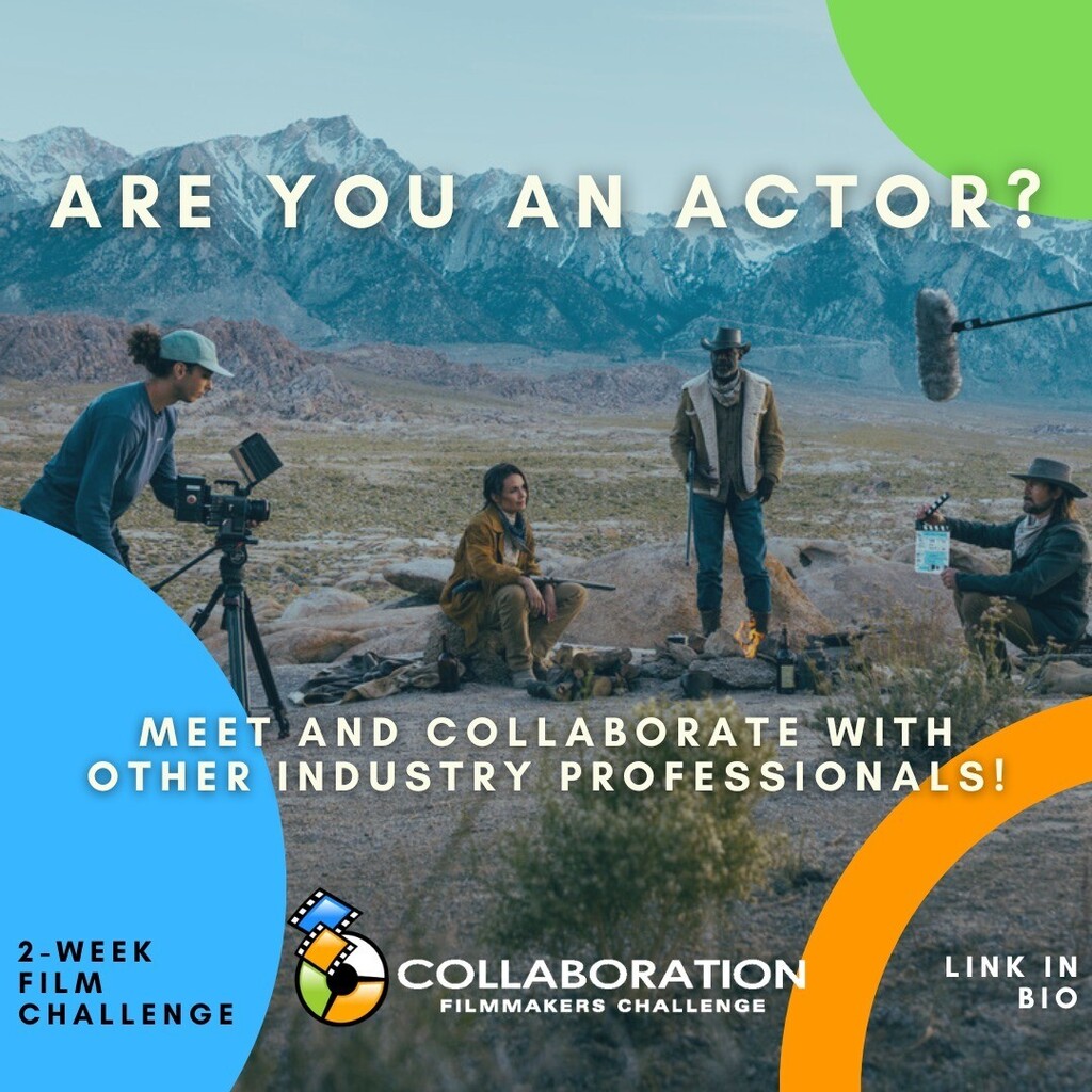 Want to make some short films? Want to meet some directors? Want to win some prizes? Sign up for the #collaborationfilmmakerschallenge!
.
.
.
.
#setlife
#actorslife
#screenacting 
#actorsofinstagram 
#screenactorsguild 
#makingmovies
#actingclass 
#actinglifestyle 
#actingli…