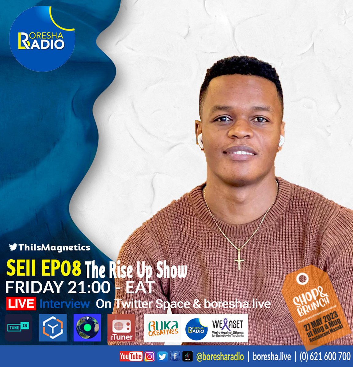 AlbertinaMella's tweet photo. Karibu ujiunge nasi ifikapo saa3 kamili usiku tujifunze kwa pamoja kutoka kwa @ThisIsMagnetics pamoja na @LeyAllyie @MouSaliim kwenye @theriseupshow kupitia twitter space na https://t.co/sPmtaWfEpe ya @BoreshaRadio https://t.co/ujOxjQGvUV