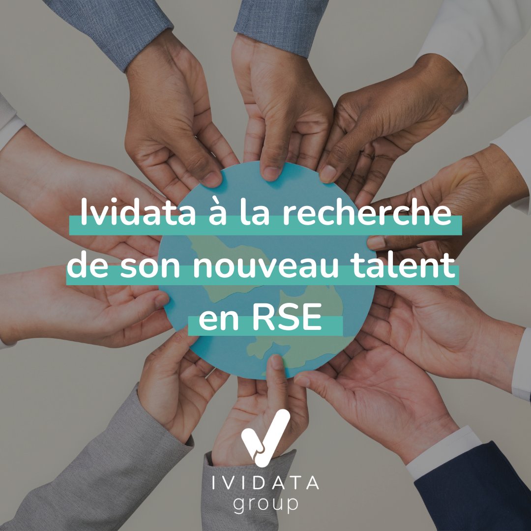 #Etudiant(e) en Master 1/2 et vous cherchez un #stage qui a du sens et qui vous permettra d’avoir un impact positif sur notre planète ? C’est par ici ! 
Ividata recherche son nouveau stagiaire en #RSE pour 6 mois.
#offreemploi #Cv