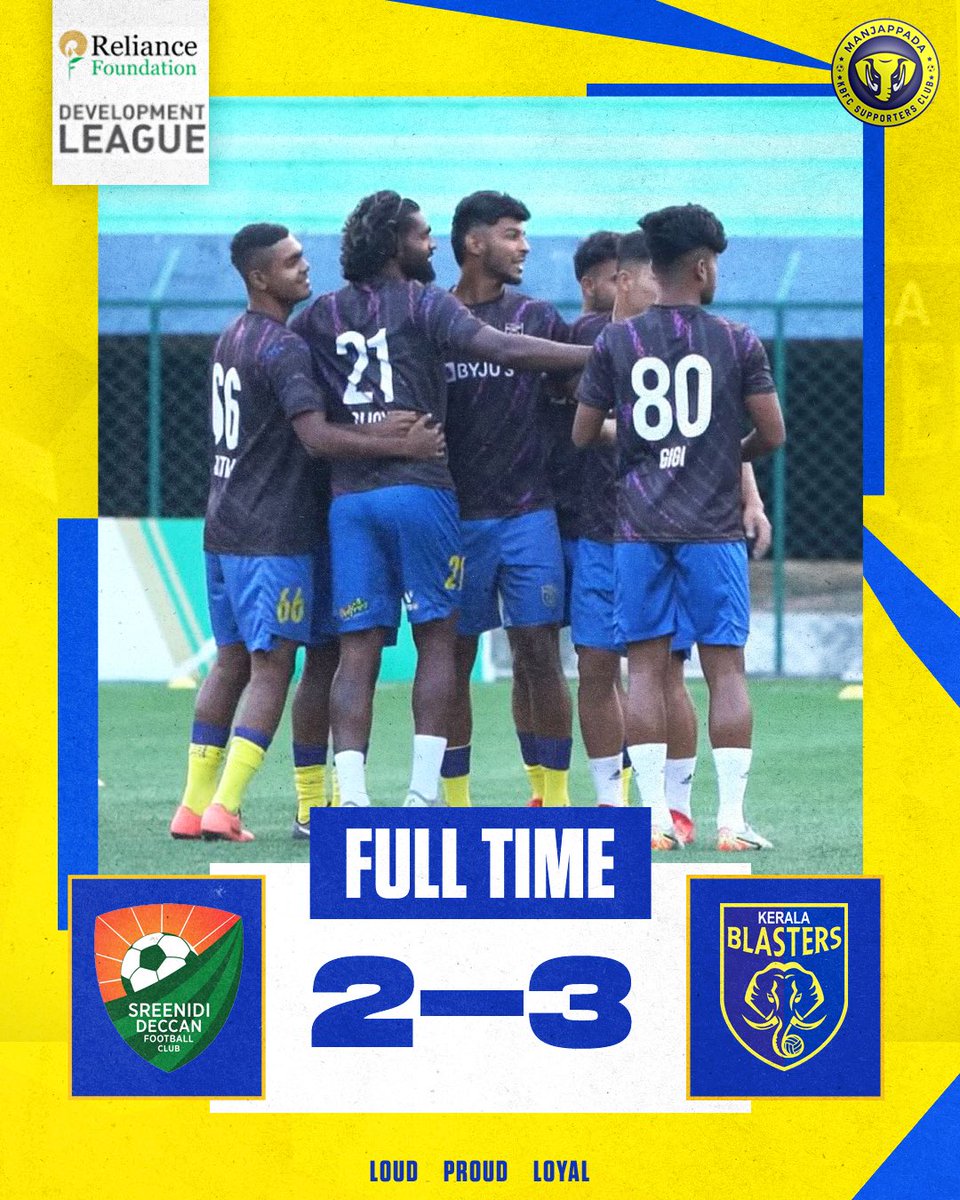 kbfc_manjappada's tweet photo. A spirited performance from the boys to come back and grab all 3️⃣ points with 10 men!

#Manjappada #KoodeyundManjappada
#BoysInYellow #ഒന്നിച്ചൊന്നായിമുന്നേറാം
#KBFC #RFDL #yennumyellow https://t.co/BDaWKjUTgK