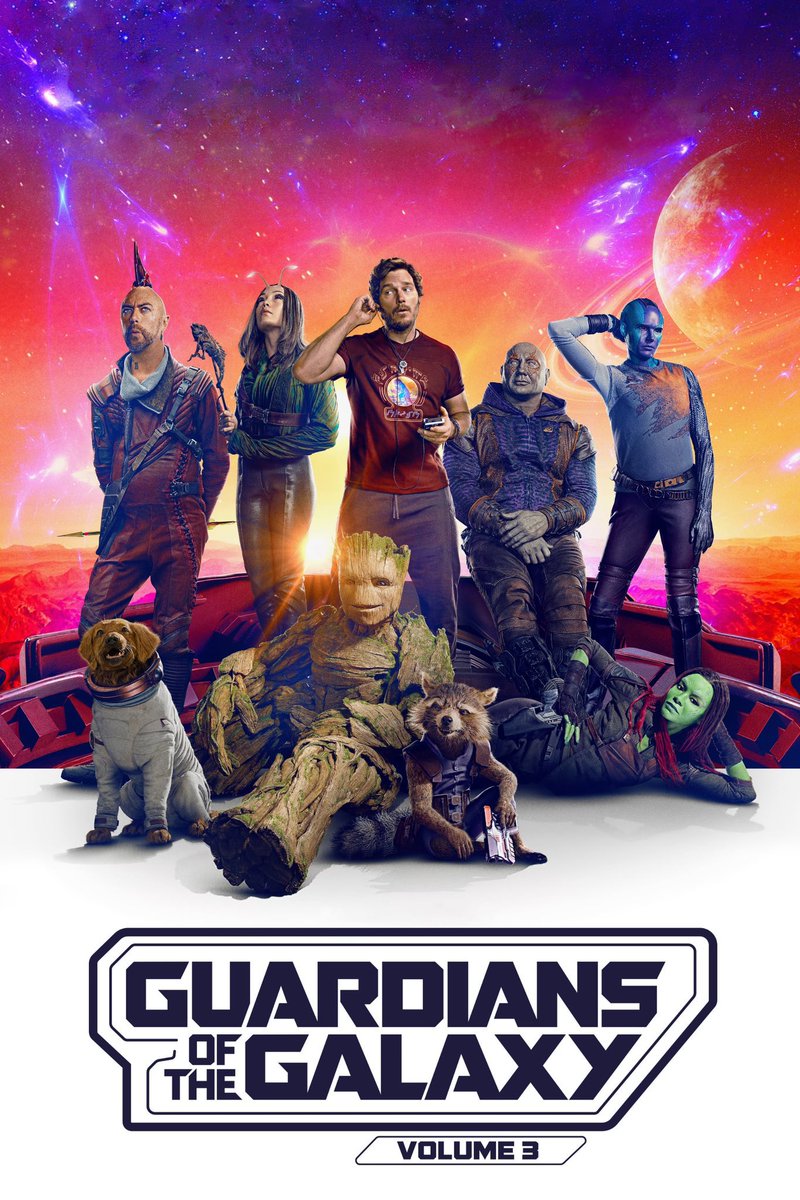 Bu ekibi birlikte son kez izliyoruz 💔 Guardians of the Galaxy Vol. 3, bugün vizyonda 🍿🎞