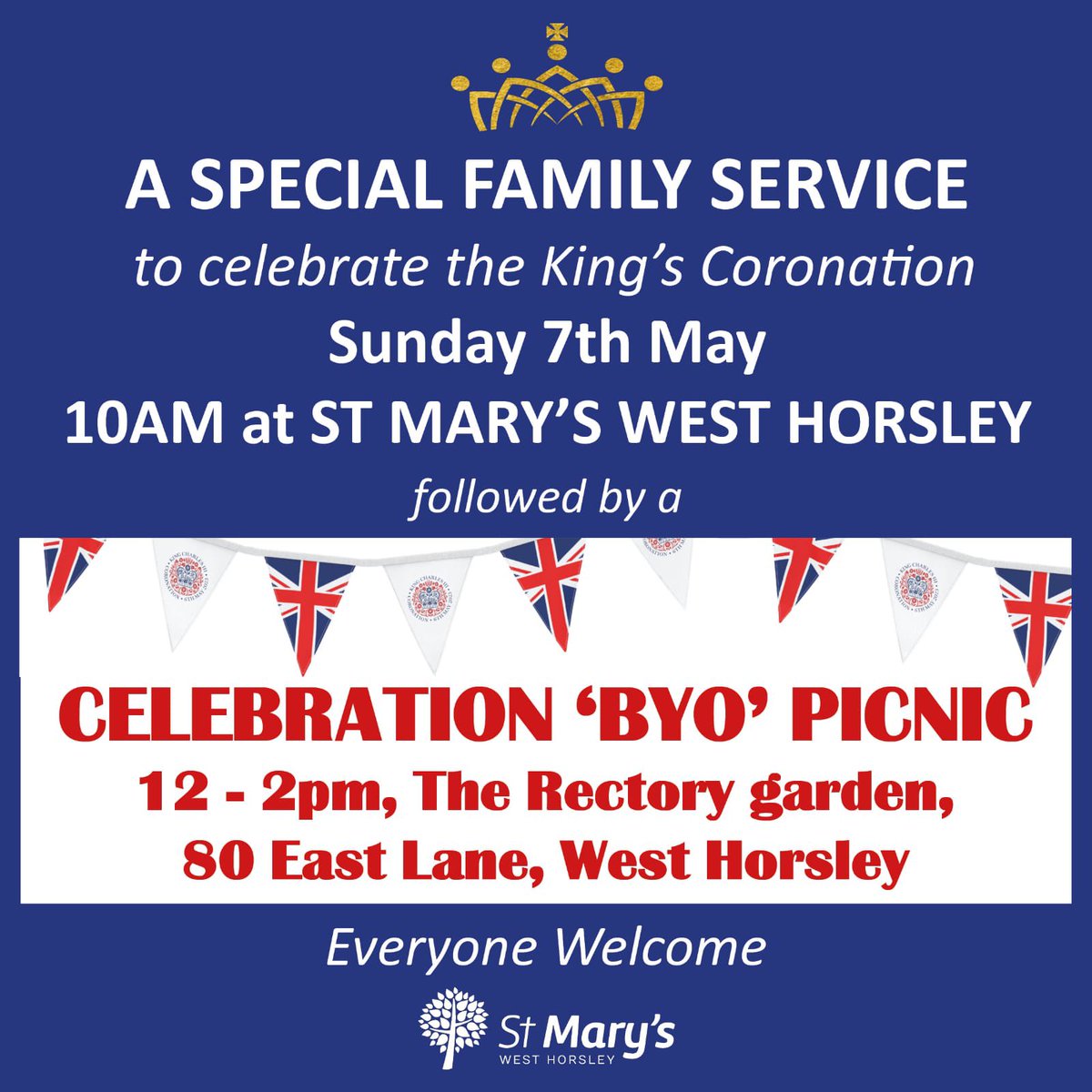 Join us on Sunday for our Coronation Celebrations 👑🇬🇧
