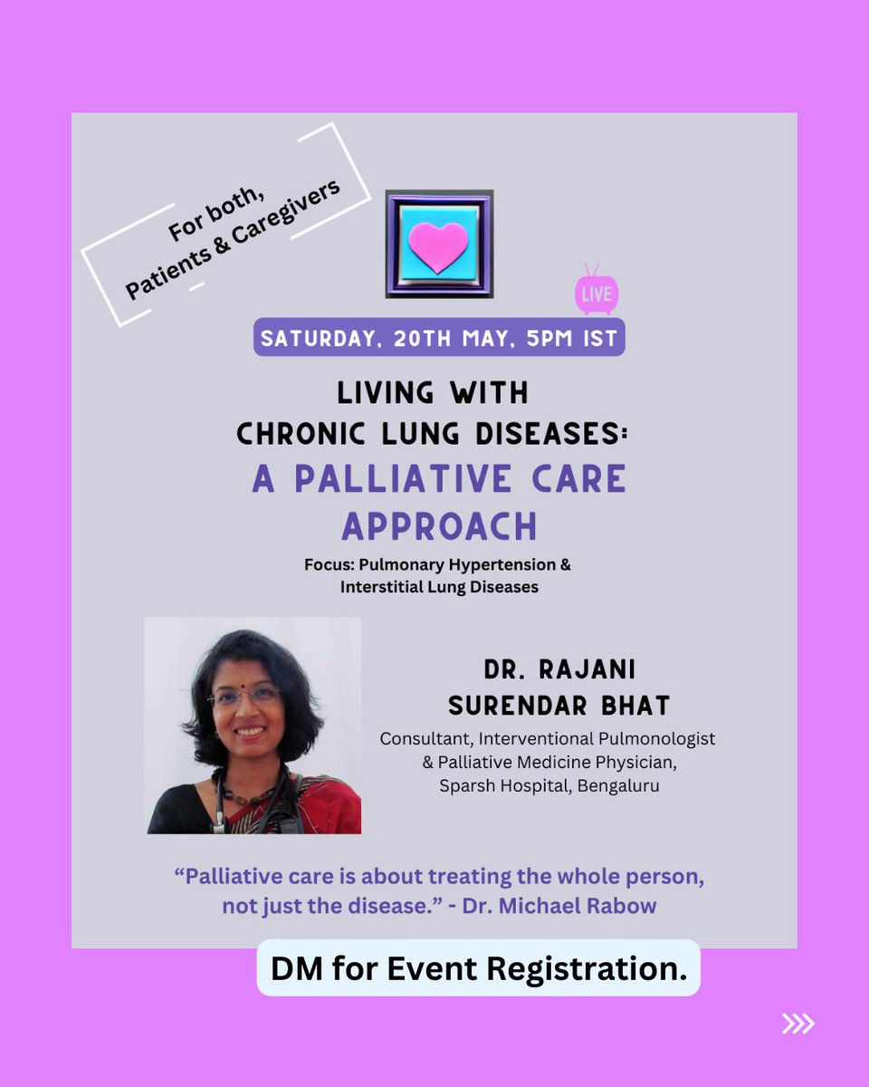 PulmonaryHIndia's tweet photo. Educate, Empower, Eradicate Ignorance about PH in India. Join our webinars this month. They’re free and are for all patients, caregivers, and doctors.

DM for registration links. https://t.co/XlSY4PGLlP
