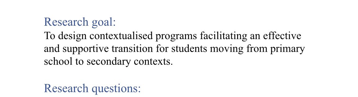 Thank you TTFM team for your help to develop effective focus group questions to ensure our Sense Of Belonging transition program design is underpinned by student, parent and teacher voice. Can’t wait to begin our COS research project! <a href="/thewoni/">Jann Price</a> <a href="/Kimmy_m_o/">Kim Osborne</a> <a href="/RamadanHal/">Hala Ramadan</a> @clintjwhite
