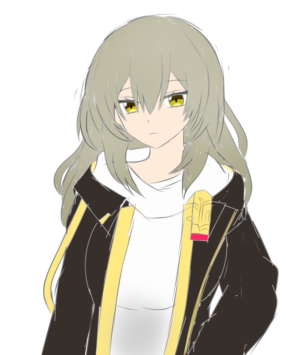 「特に何も考えずにうちの子とスターレイル、原神の主人公ちゃんを描いてた  次はしっ」|獅子丸のイラスト