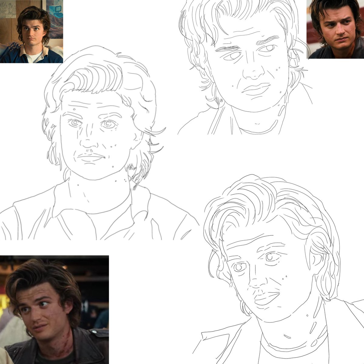AtlasMoth96's tweet image. Pookie-isms 

#steveharrington #joekeery #facestudy #babygirl