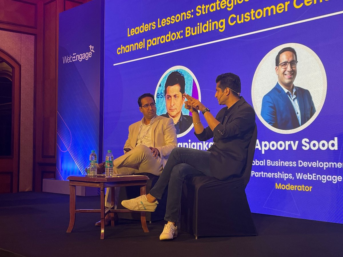 WebEngage's tweet image. 🔴 LIVE from Retail &amp;amp; E-commerce at #EngageMint 

&quot;Kiranas (local shops) are our partners, not our competitors,&quot; says Samir Ratanjankar, Senior Vice President, Reliance Retail

#WebEngage #RetentionSimplified 🚀