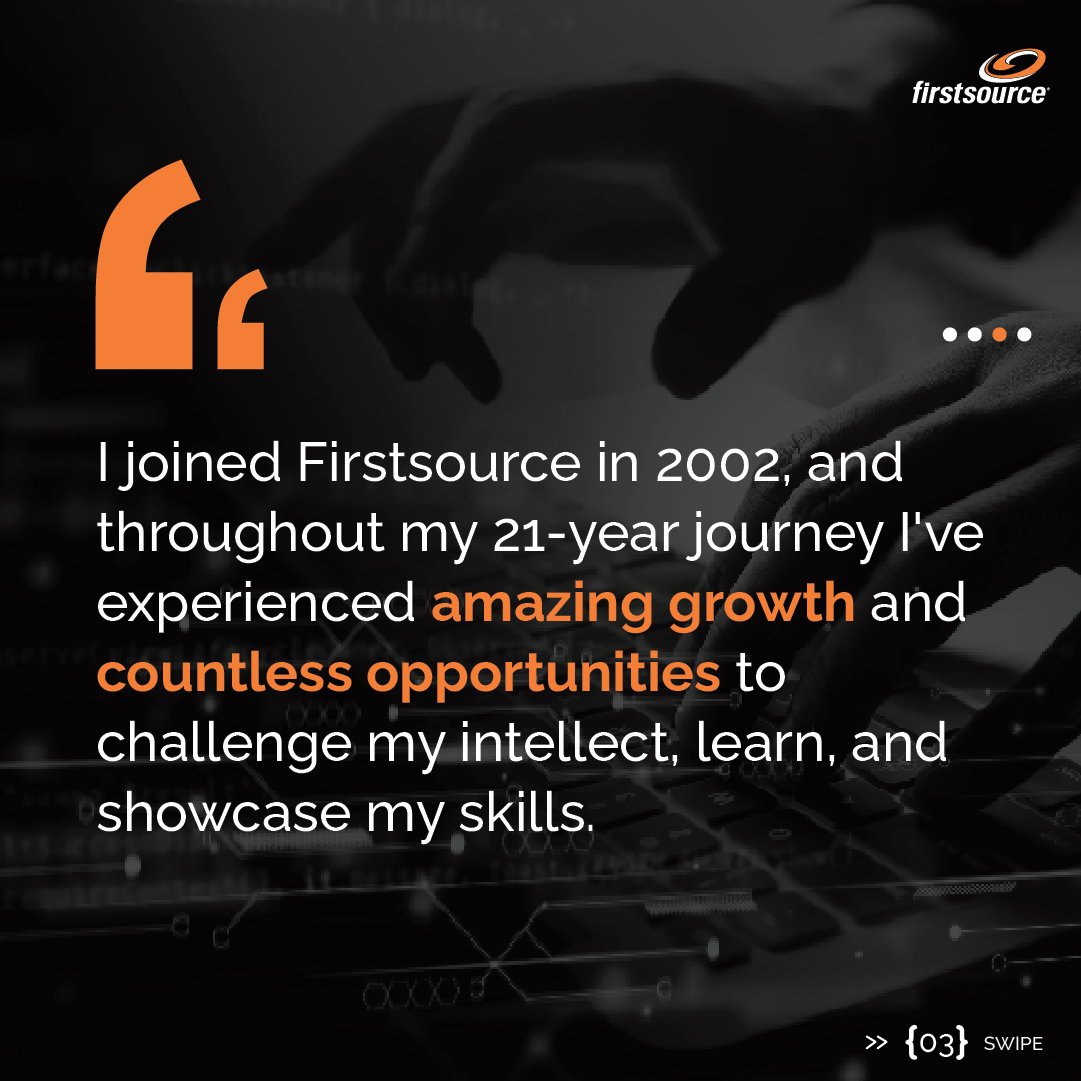 firstsource's tweet photo. 💃 Say hello to Swathi Balasubramanian, a talented Associate Director in Firstsource's Software division.
If you’re looking to work on trending #tech and a role that challenges you, explore opportunities at Firstsource: https://t.co/ZDWRqbkkBf
#FirstsourceTech https://t.co/O4zSNttx8H