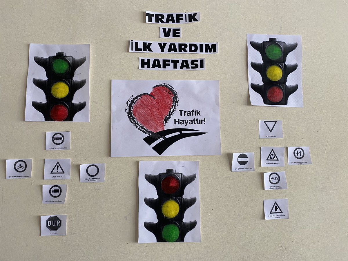 AtyoluO's tweet photo. Okulumuzda Trafik ve İlk Yardım Haftası(1-7 Mayıs) faaliyetlerini uyguladık. İlk yardımın önemine dikkat çeken drama gösterileri, afiş çalışmaları yapıldı. #ERBAP #trafik haftası @skaygusuz @i_bagriyanik @MemSenkaya @Erzurum_Mem @ErbapE https://t.co/saGO0tcKH5