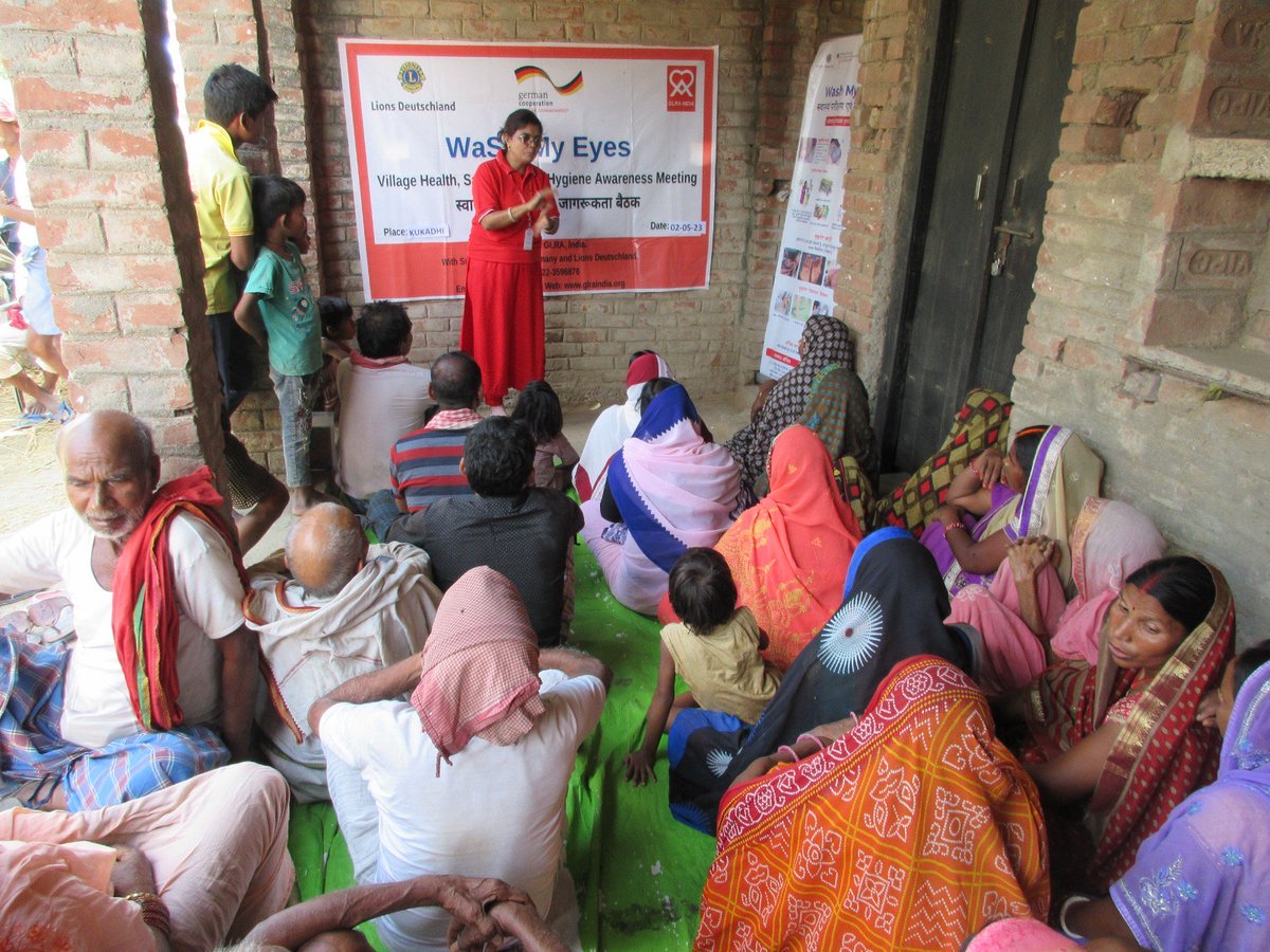 glra_india1966's tweet photo. An awareness meeting was conducted on WASH (Water, Sanitation, and Hygiene) as part of the #WASHMyEyes project, in Kaimur district.
#globalhealth #washpractices #health #DAHW #GLRAIndia #germanngo https://t.co/Hb9rPMOnkb
