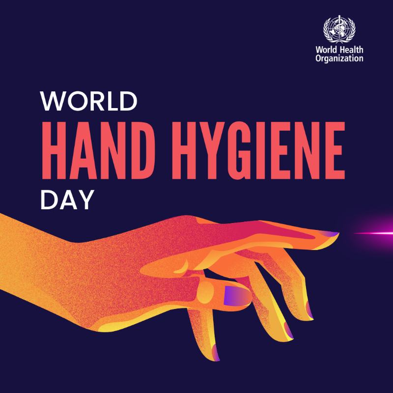 WHO's tweet photo. It’s World #HandHygiene Day

#CleanHands are key to keep patients &amp; health workers safe, yet:
🔸50% of health care facilities don't have basic hand hygiene facilities at points of care &amp; toilets
🔸3.85 billion people lack a basic hand hygiene service at their health care facility