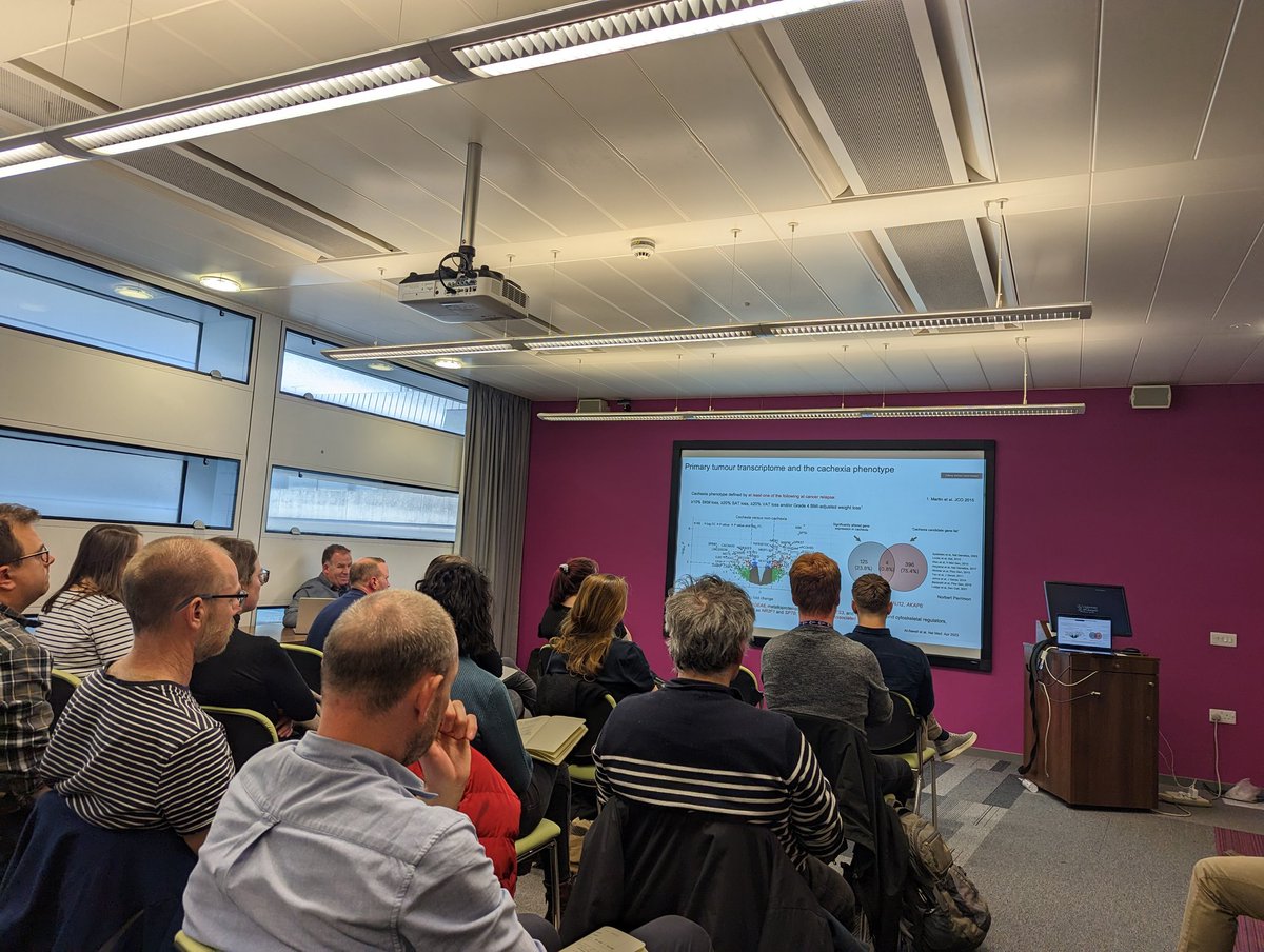 Fantastic meeting of the Caledonian Cachexia Collaborative in GRI yesterday. Great presentations and some really interesting cutting edge tissue and PET-CT work in particular. <a href="/laird_barry/">Barry Laird</a> <a href="/Caleycachexia/">Caledonian Cachexia Collaborative</a> <a href="/grisurgery/">Surgery Glasgow Royal Infirmary</a> <a href="/UofGMVLS/">UofG MVLS</a> <a href="/RichSkipworth/">Richard Skipworth</a> <a href="/EdinburghUni/">The University of Edinburgh</a> <a href="/RIE_Lothian/">Royal Infirmary of Edinburgh</a> <a href="/LabEdwards/">Edwards Lab</a>