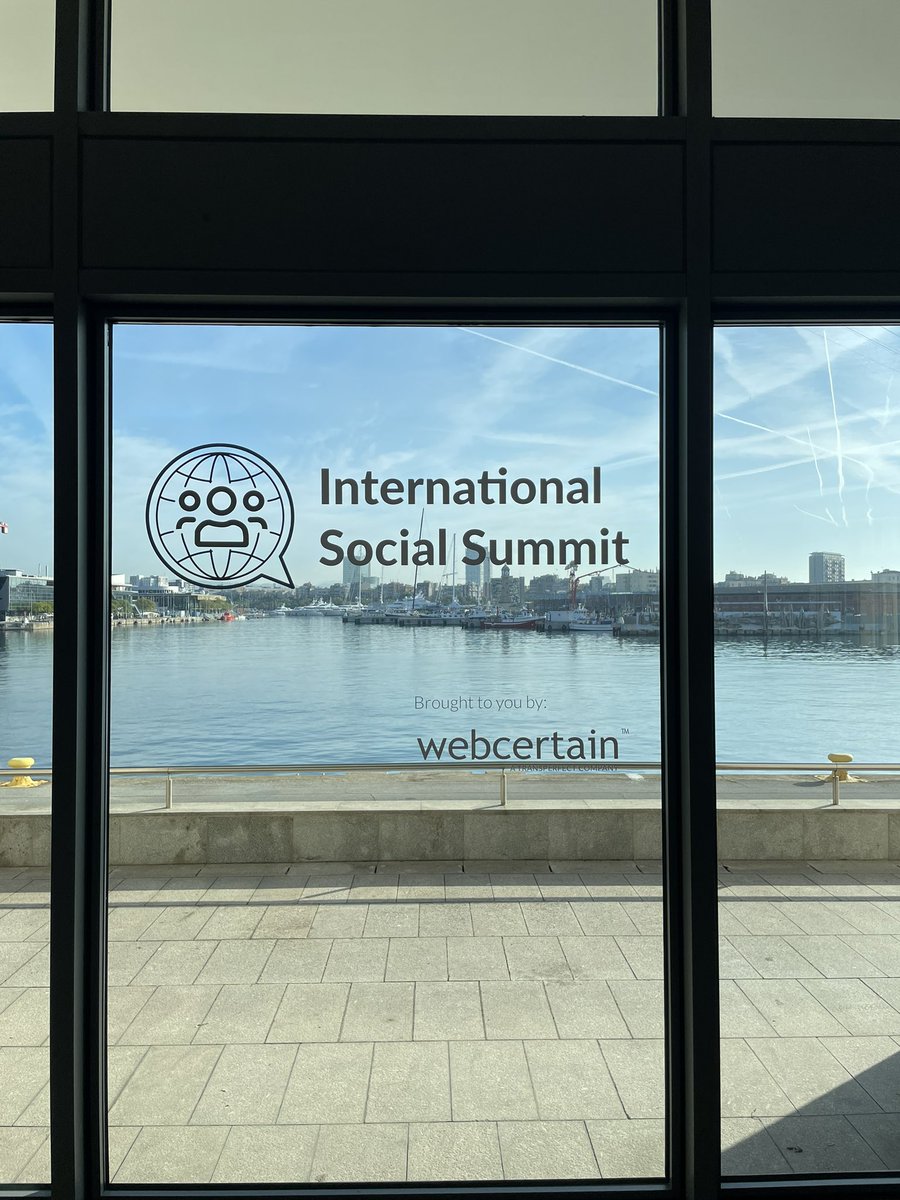 Good morning from @IntSearchSummit! Where <a href="/thekennystory/">kenny metham</a> and Andreea Bondor on ‘Secrets to drive value from your social media’ 🤫

Myself and <a href="/frankie_bisi/">Frankie Bisi</a> are here as well exhibiting with some giveaways! Come and say hi if you’re here 👋
@WebCertain 
<a href="/kirstiehoskin/">Kirstie Cartledge</a> 
<a href="/GemHoughton/">Gemma Houghton</a>