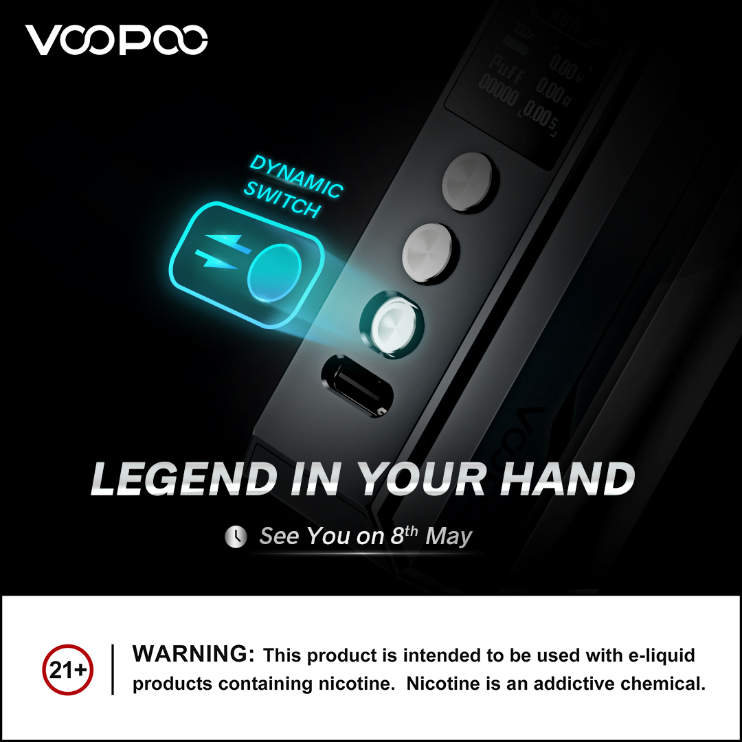 ✨Dynamic Switch — All For Creativity✨
Switch your vape, Switch your vapor. ❤‍🔥

Stay tuned on 8th May for more.🗓
#voopoo #voopoodrag #NewDrag #DragFamily #drag4 #drag3 #drag2 #blackdrag