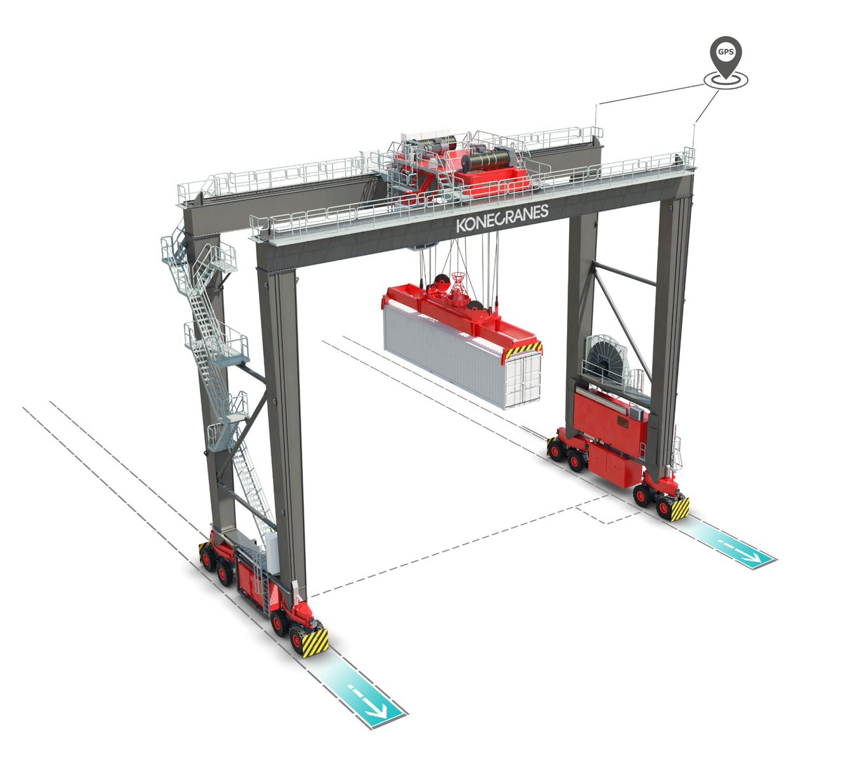 Konecranes's tweet image. How to benefit from automation technology without big Capex spend? Konecranes smart features can be retrofitted onto most brands of RTGs - turning almost any crane, into a #Konecranes. How? Find out here 💎 okt.to/wTtICu
#portautomation #porttechnology #portservices