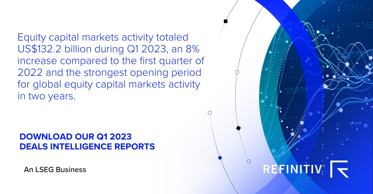 Dealintel's tweet photo. Explore equity capital market #dealtrends with Deals Intelligence. Access our global and regional Q1 reports here: https://t.co/ittNjDPV8y https://t.co/kit9qNIuJs