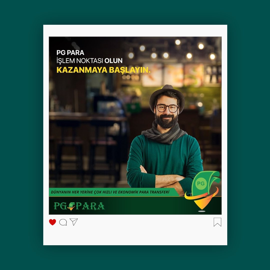 guzidaajans's tweet photo. Sosyal medya hesaplarını yönettiğimiz markamıza yaptığımız gönderi tasarımı.
-PG Para
#sosyalmedyayönetimi #sosyalmedya #sosyalmedyadanismanligi #sosyalmedyaajans #sosyalmedyauzman #sosyalmedyauzmanı #sosyalmedyauzmani #Sosyalmedyapazarlama #sosyalmedyaajansi #sosyalmedyaajansı https://t.co/JrCQYAs0gU