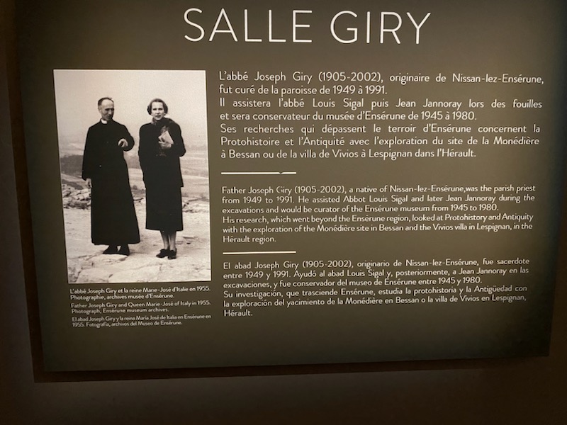 JFBalaude's tweet photo. Passage à l'oppidum d'#Enserune et visite admirative du musée superbement rénové. Touché par l'hommage rendu au cher abbé Giry, homme exceptionnel et grand archéologue de sites de l'Hérault après-guerre. @leCMN @GarciaDInrap https://t.co/pgQRA9hRNq