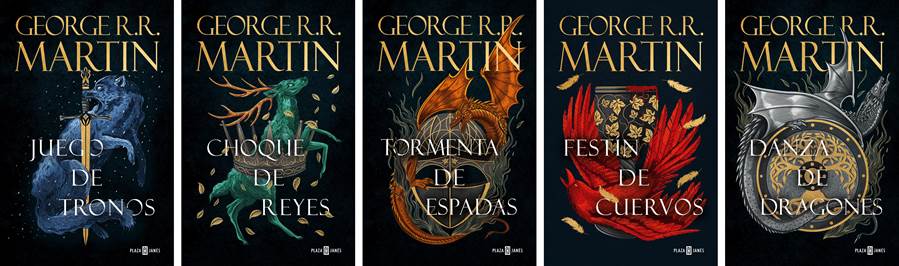 ⚔️¡LOS LIBROS DE JUEGO DE TRONOS VUELVEN A ESPAÑA!⚔️
¡Ya es oficial! La editorial <a href="/PlazaYJanes/">Plaza&Janes Lectores</a> del grupo <a href="/penguinlibros/">Penguin España 🐧📚</a> publicará la saga Canción de Hielo y Fuego... Incluido Vientos de Invierno (aún sin fecha).
A partir 22 de junio estarán a la venta en las librerías españolas🔥