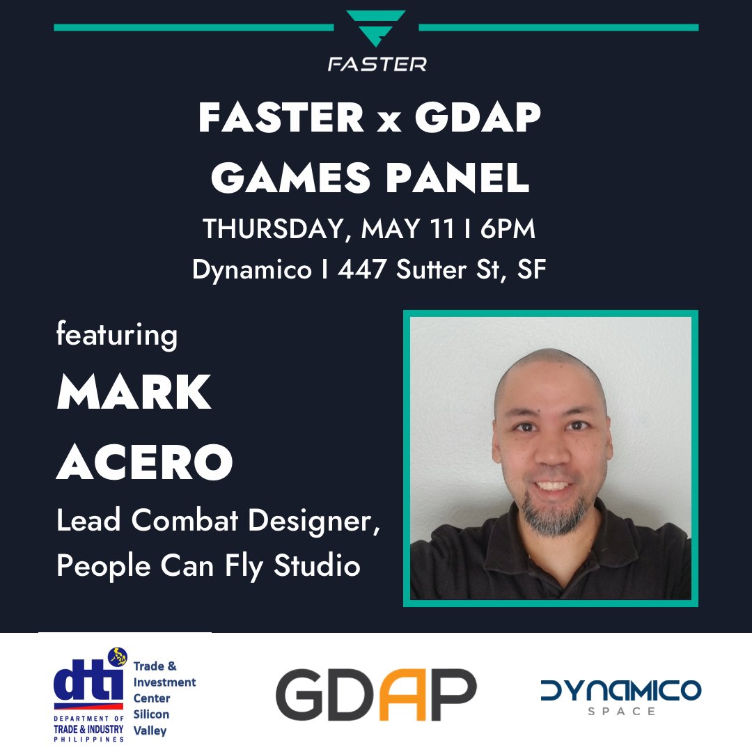 fastersteam's tweet image. Excited for @fastersteam's joint event w/ GDAP (Game Developers Association of the Philippines) games panel to celebrate Asian American Native Hawaiian Pacific Islander #AANHPI Heritage Month! bit.ly/FASTERGDAP23 #FilipinxAmericansinSTEAM #FilipinxinGames