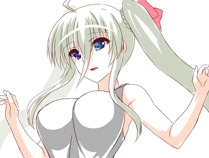 アインハルトさんは黒タンクトップを 着せてみました。