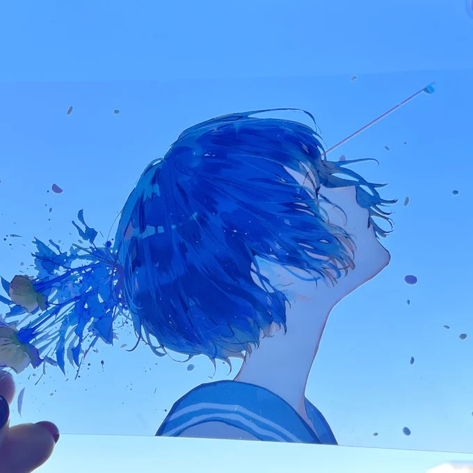 空を写すポストカード