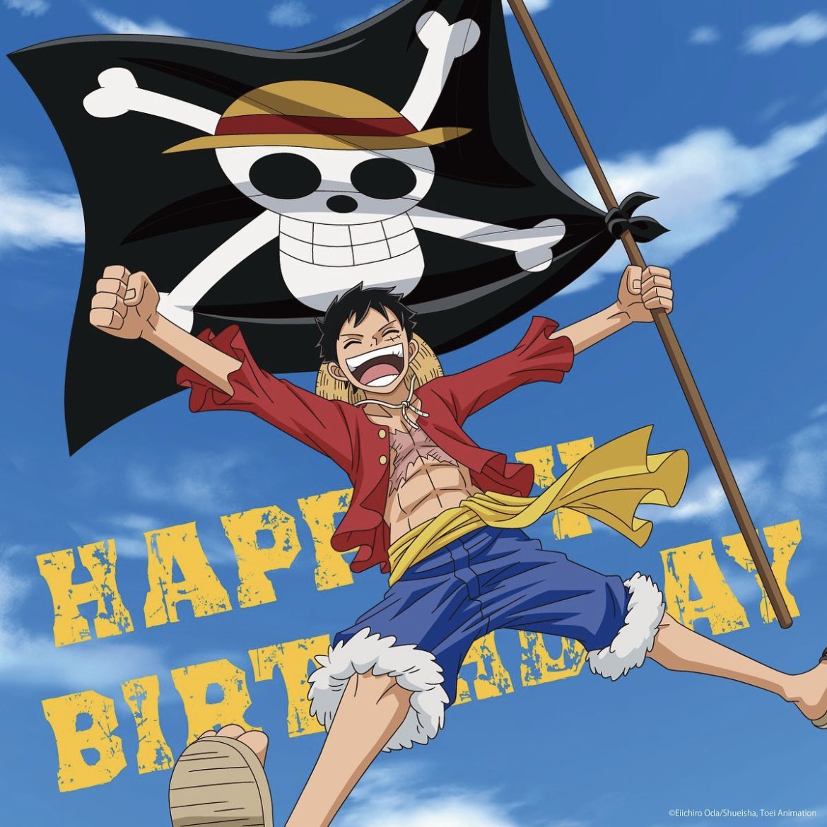 VIZ on X: Happy Birthday to the future pirate king, Monkey D. Luffy! 🏴‍☠️  via One Piece  / X