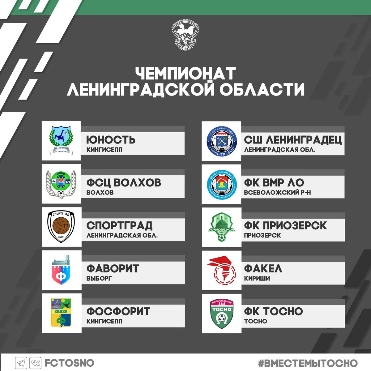 ФК ТОСНО tweet media