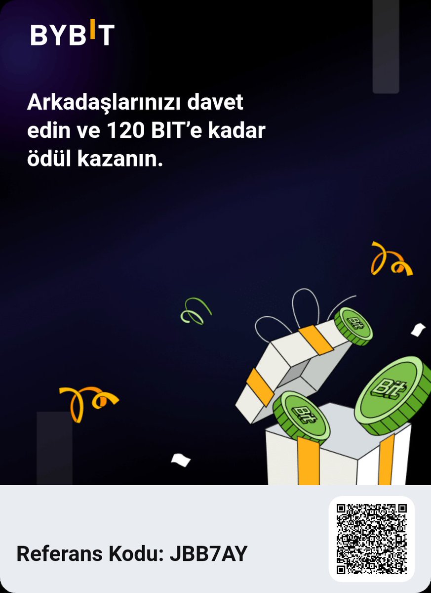 HilalGrc5's tweet photo. Bu Launchpad erkinliğine katılarak benimle birlikte Bybit’te gelecek vadeden projelerin tokenlerine erkenden erişim hakkı kazan! Buraya Tıkla: https://t.co/To14wbbgt0
https://t.co/To14wbbgt0 https://t.co/ciOFDfESxV