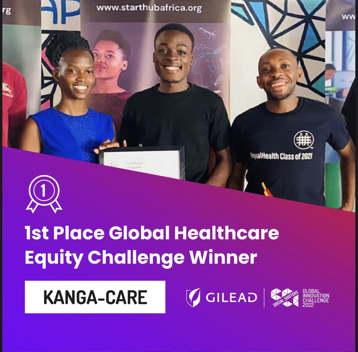 We extend our heartfelt congratulations to <a href="/kanga_care/">BuriCare Limited</a> 🎉 for their outstanding performance in the Gilead x Social Shifters Global Healthcare Equity Challenge 2022. 

The team's remarkable efforts were rewarded with a well-deserved first-place win and a grand prize of $10,000.