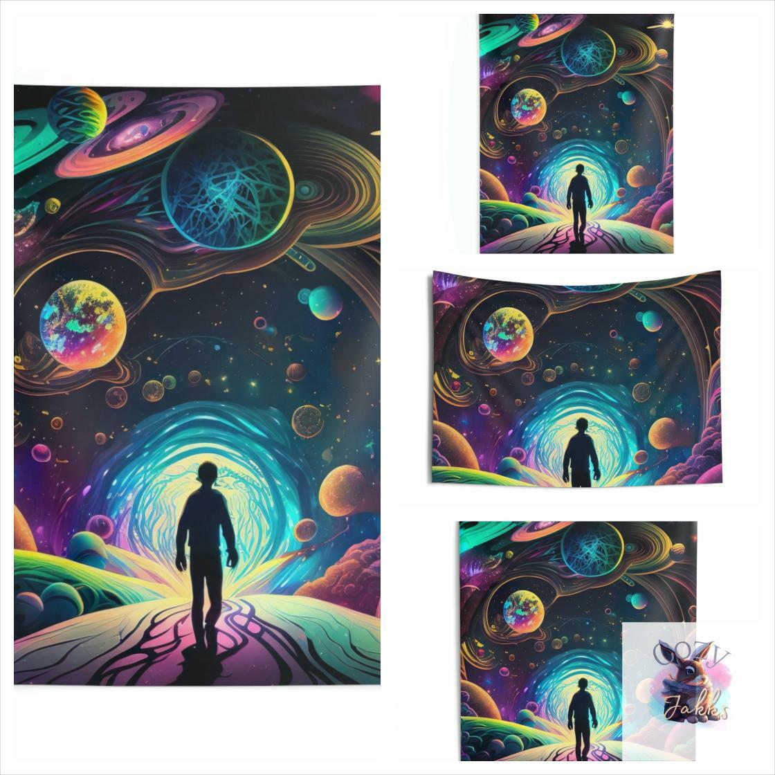 Spaceman psychedelic Indoor Wall Tapestries etsy.com/listing/145013…
 #TrippyTapestry #PsychedelicTapestry