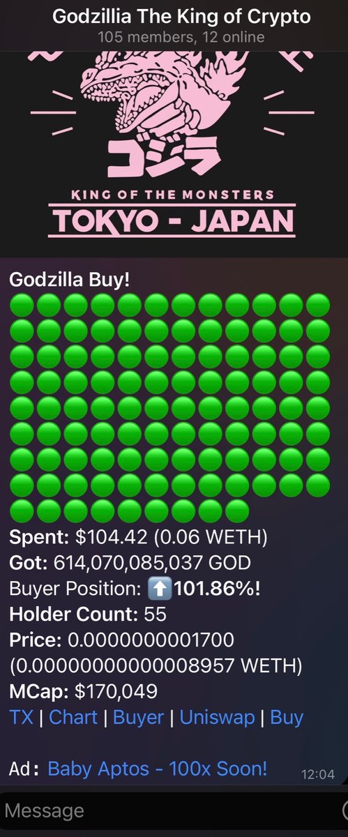 Godzilla The King of Crypto tweet media