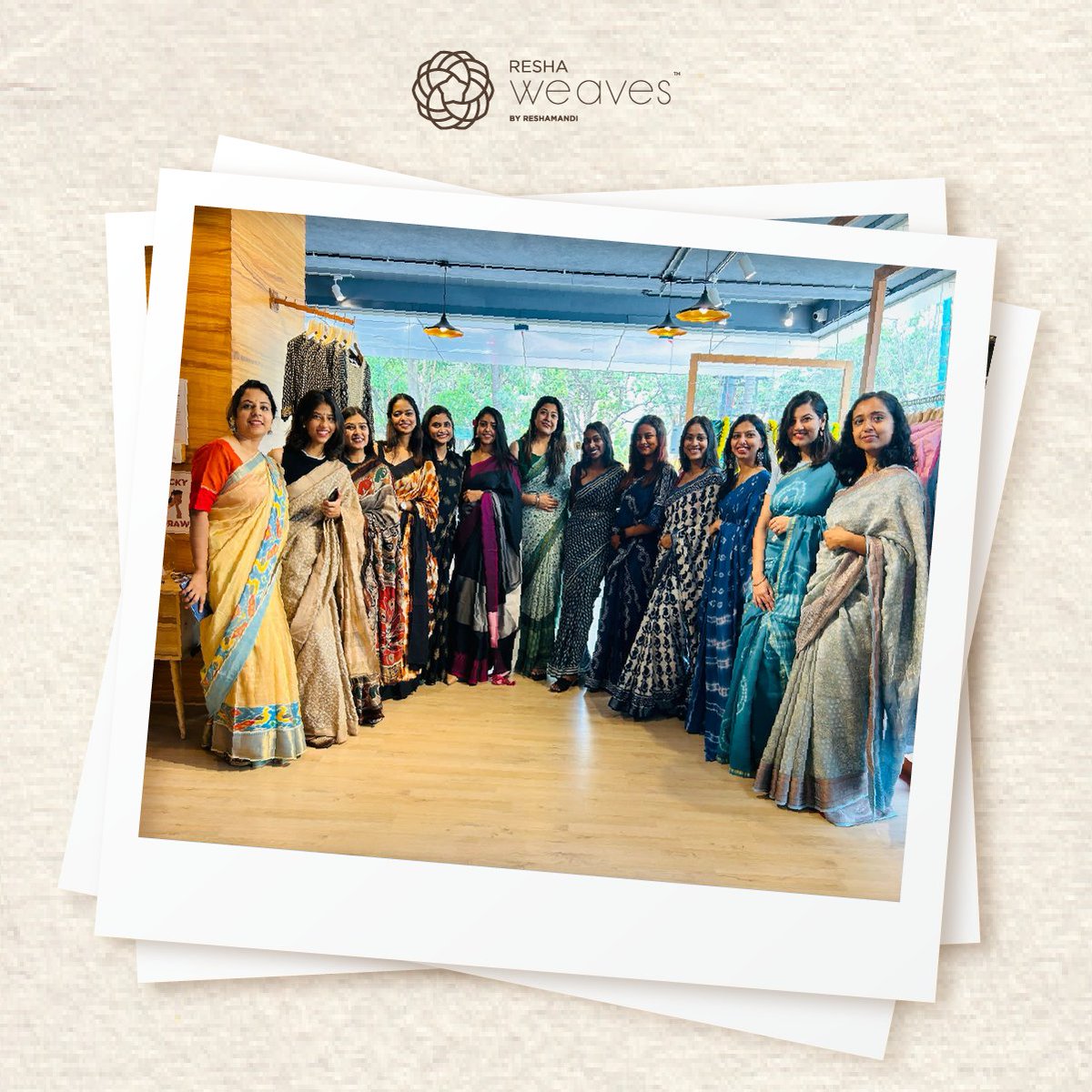ReshaWeaves's tweet photo. Get ready to fall in love with the beauty of sarees all over again!

The event was a celebration of elegance and grace of traditional Indian attire.

Here are a few clicks of the day capturing women embracing their desi selves!
#pyaribehnosareepehno #reshaweaves #reshamandi https://t.co/KyvsRLtncM