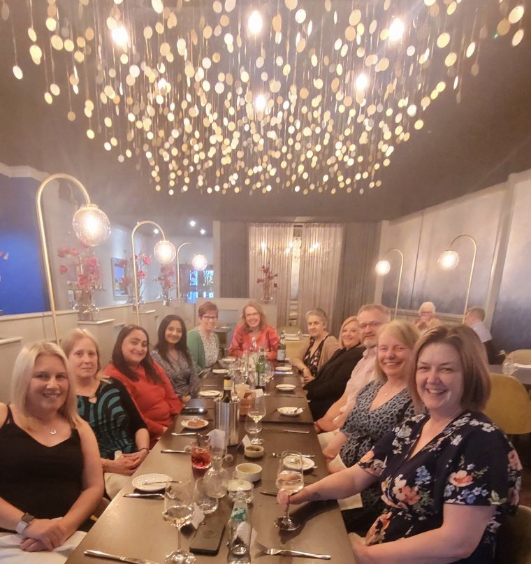 A great night last night to say thank you and farewell to @khalid_suzanne following her final day within RRCV. Thank you for all your support, guidance as well as the class and style you brought into the office everyday. You will be hugely missed. @Leic_hospital @KarenJonesUHL