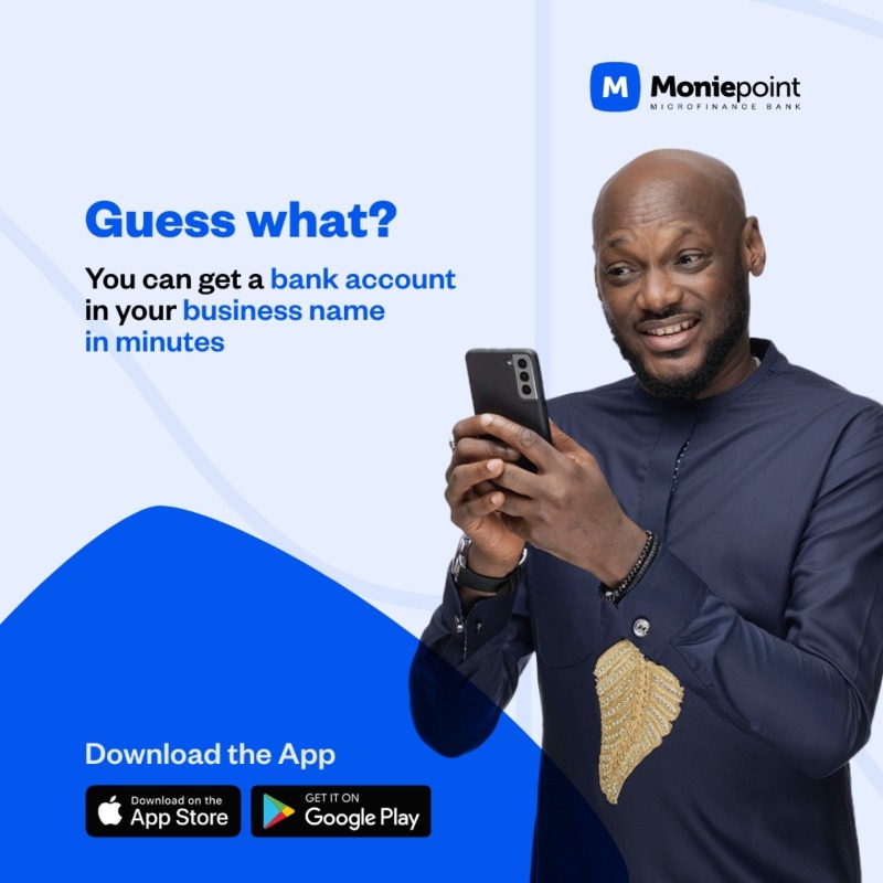 moniepointng's tweet photo. Need a business account fast? Open one online with the Moniepoint app in just a few minutes. No paperwork. No waiting. Just hassle-free banking.