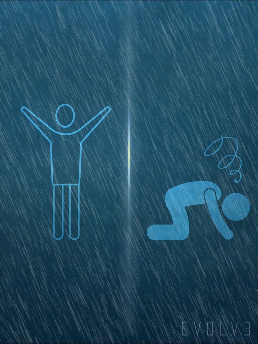 MountEvolve's tweet photo. Is rain good or bad?

It is neither. It is whatever you say it is.

To one, rain is a blessing.
To another, rain is a misery.

All things in the universe and neutral and empty of meaning. You apply your meaning to things via your mindset and state of consciousness. 

.

#evolve https://t.co/BHa0G9Q4zx