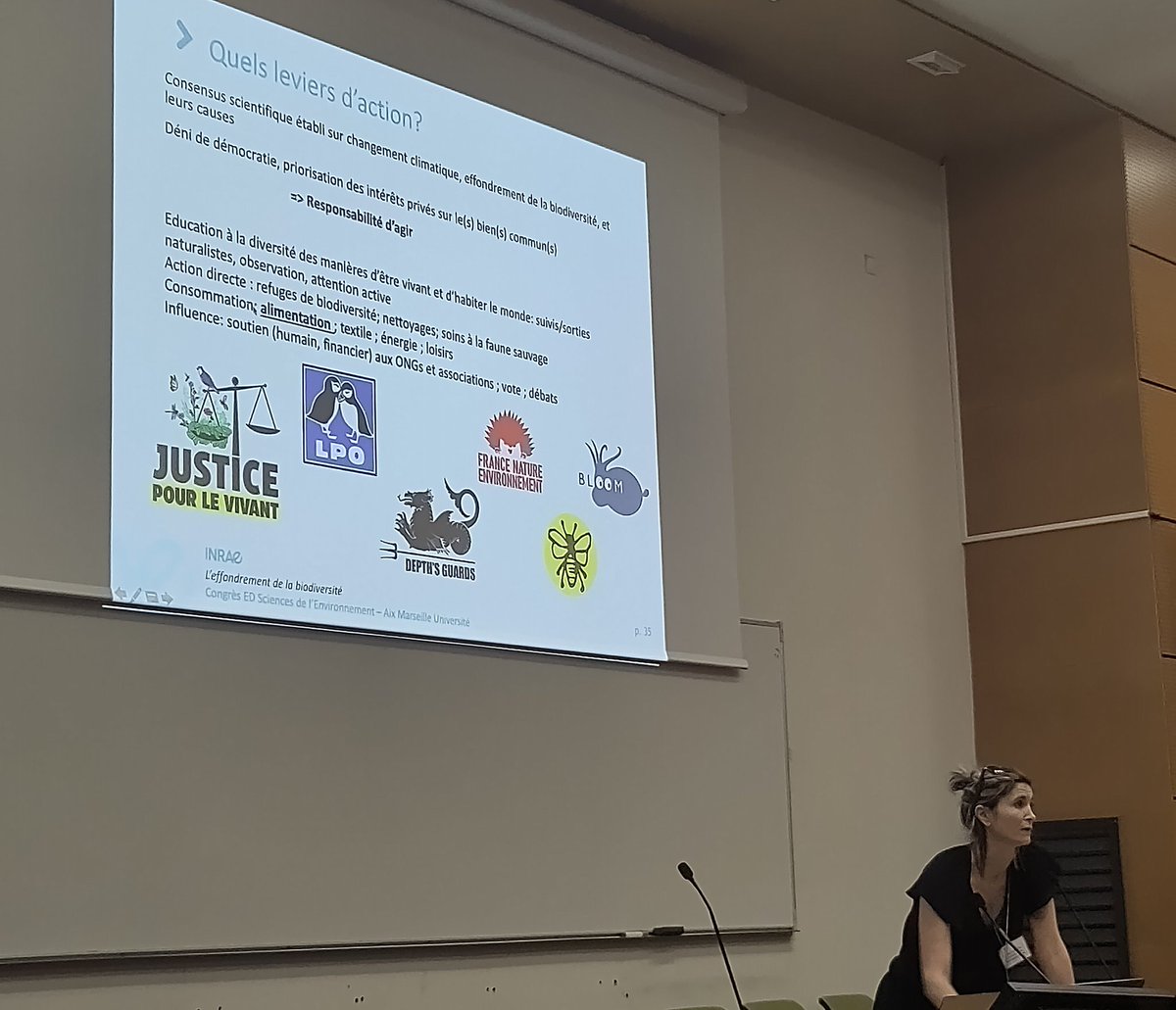 CharlotteBiryol's tweet photo. End of the congress of the doctoral school of environmental sciences at @univamu.
Focus on: sustainability and the role of scientists to advance knowledge but also to disseminate it to the society to act against the politics of inaction  (@ElodieVercken) https://t.co/hRQGZrL14n