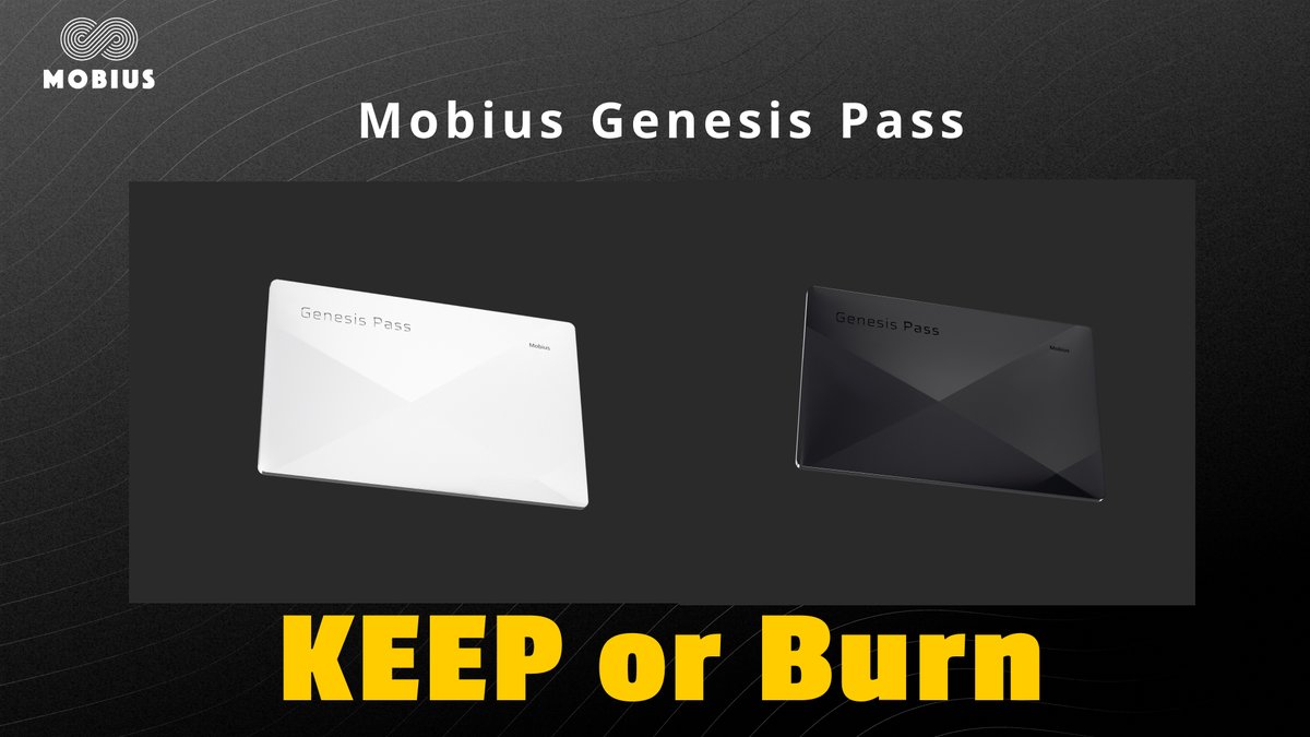 mobius_market's tweet photo. 🔥🚀Mobius Genesis Pass - Playground Rules!🔥🚀
1⃣️Keep the Pass - Get Whitelisted for Phase 1 of the upcoming $MOB IDO!
2⃣️Burn it up - Get the benefits up to 200 $Sui worth of $MOB Token💰along with the option to burn your pass either before, after, or during the IDO.👀👇 https://t.co/17tFJdLjxu