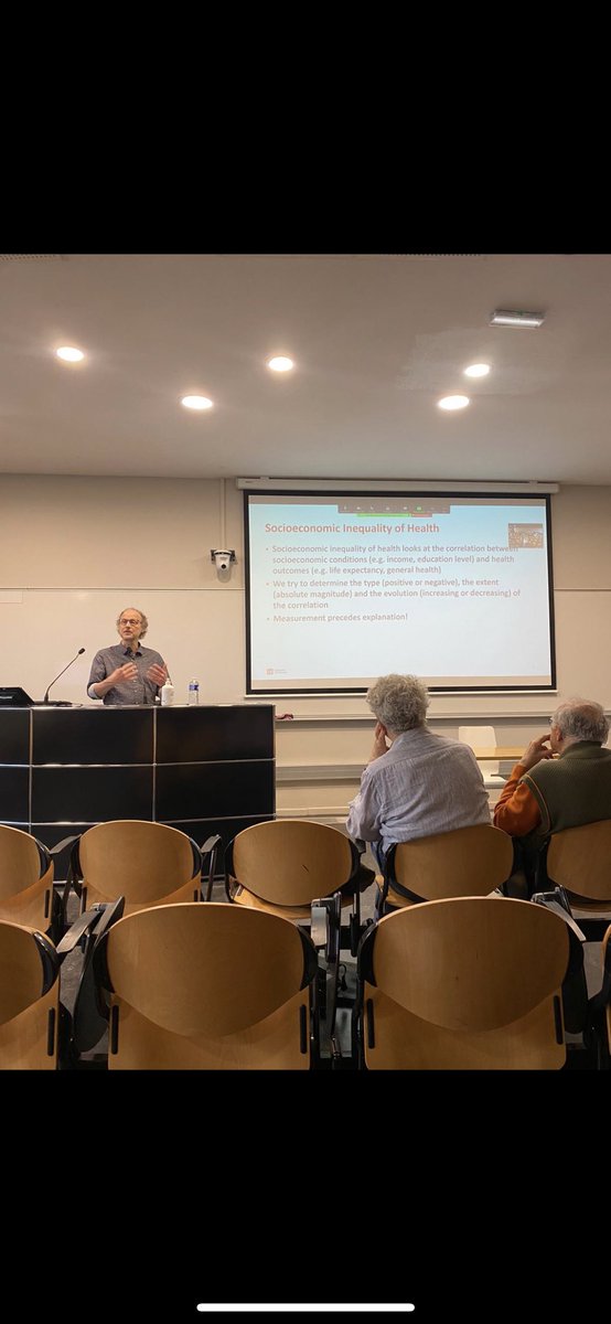 2nd Day of the ACDD !
2nd Keynote speaker: Guido Erreygers (<a href="/UAfsw/">UniversityAntwerpFSW</a>) on History of economic thought and Health economics
#ACDD23