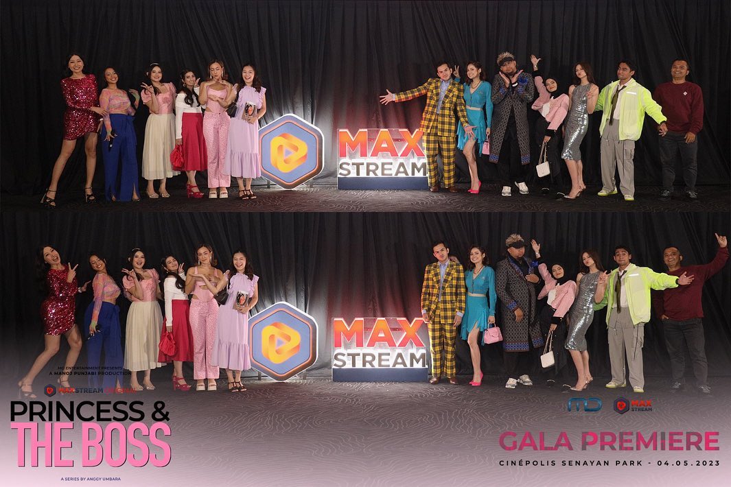 RDMpublishers's tweet photo. So stunning! Ini penampilan sutradara, penulis, pengisi soundtrack, dan para cast yang hadir di malam Gala Premiere Princess &amp; The Boss. 💖 

Jangan lupa untuk nonton Princess &amp; the Boss di @Maxstream_TV!

#PrincessAndTheBoss
#MDEntertainment 
#MAXstream
#MAXstreamOriginal https://t.co/sPoq6xjImW
