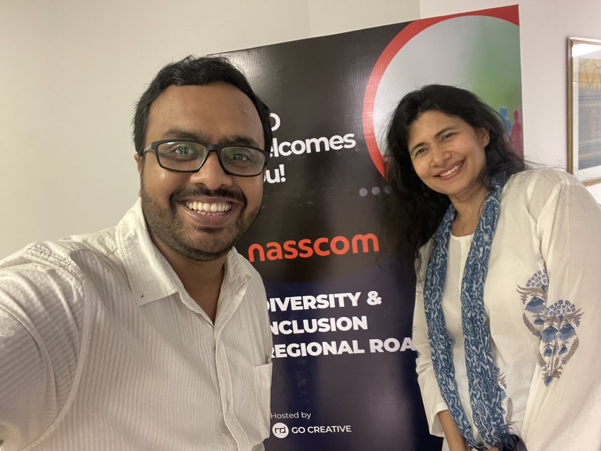 Bibhu_PB's tweet photo. Hi Ma’am @Gay3_ram you are absolutely amazingly! It Was Pleasure Meeting You at NASSCOM Diversity and Inclusion Roadshow by @nasscomfdn 

I want to hear more from where you stopped about our History &amp; Rich Culture ❤️ https://t.co/GLuqZEB3YI