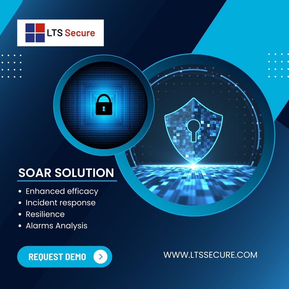 LtsSecure's tweet photo. Streamline your SOC operations and enhance enterprise security with the LTS Secure SOAR solution. Our comprehensive capabilities enable faster incident response and improve overall productivity for your team. 
To know more click: https://t.co/LnsweUXoq9

 #soar #soc #ltssecure https://t.co/SBhhEVSmRu
