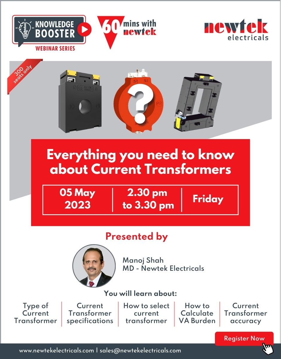 NewtekE's tweet photo. Last one hour for the webinar to start!
Everything you need to know about Current Transformers

Hurry...
Register now to join the webinar!
https://t.co/E5bdgNd1jJ https://t.co/E7uZ0YhN0R