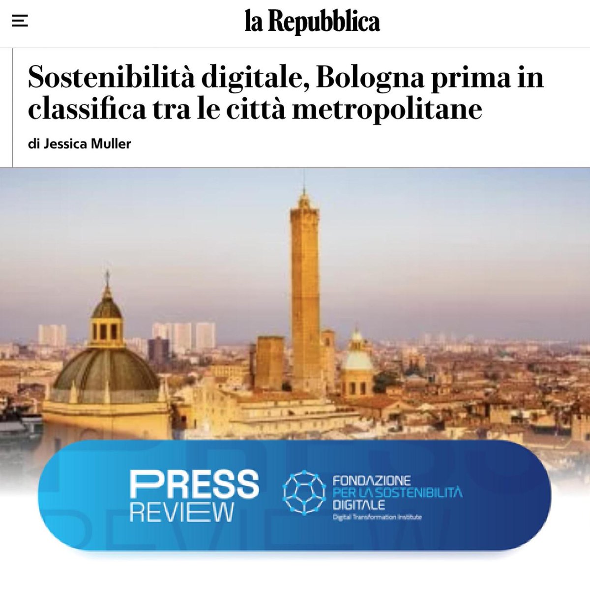 DigiTInst's tweet image. Dal ruolo del #digitale per la #sostenibilità nella percezione dei cittadini alla classifica delle città metropolitane italiane secondo il #DiSICity.

Su @repubblica, i risultati della nostra ricerca realizzata in collaborazione con @ISPioV_.

👉🏻 repubblica.it/dossier/econom…
