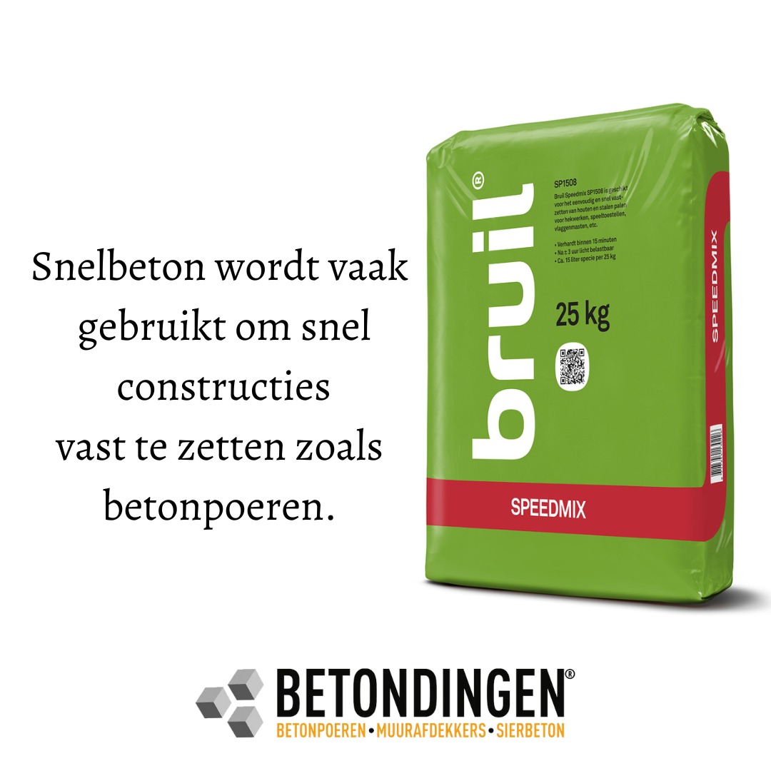 betondingen's tweet photo. Met 1 zak #snelbeton maak je ongeveer 12 liter (1 emmer vol) vloeibaar #beton.
Ideaal om bijvoorbeeld #poeren of een #pergola vast te zetten.
โก๏ธ https://t.co/E9OPQNwyXH
#bouwen #particulier #zakelijk #hovenier #klusser #tuinaanleg #speedmix #bruil https://t.co/yfKEWdJkRJ
