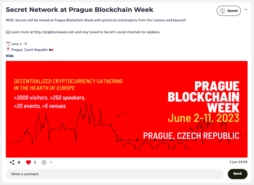 Secret Calendar tweet media