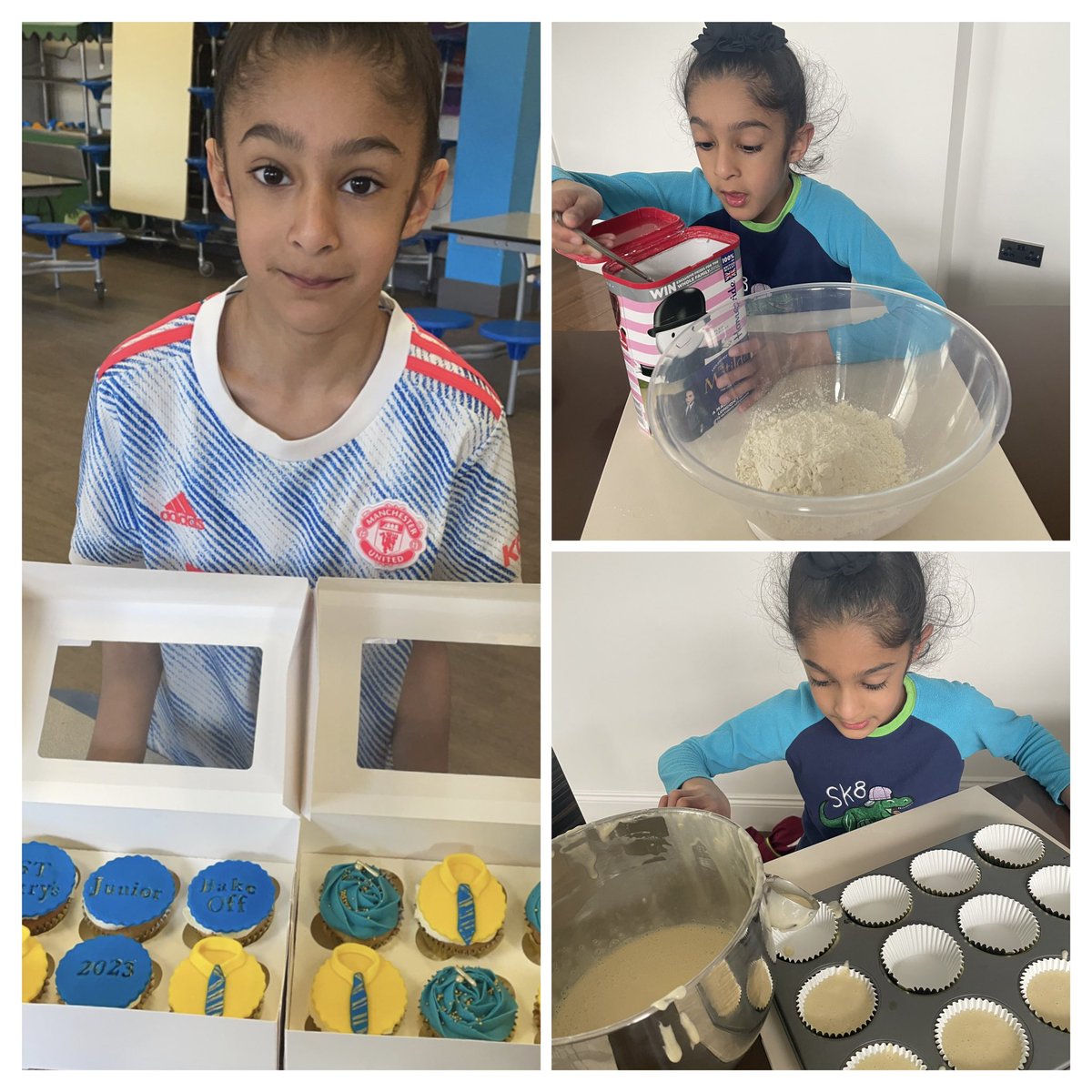 prabi_k's tweet photo. @StMaryB17 Vanilla cupcakes ready for the bake off. 
#baking #Competition https://t.co/5k2hX6klNG