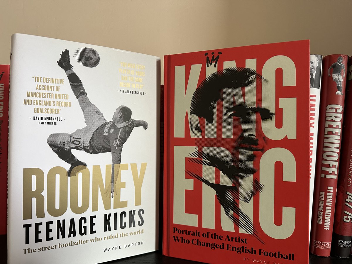 *GIVEAWAY*

I'm giving away one pair of books. 

Busby legends : True Genius &amp; Eternal
OR
Fergie Icons : King Eric &amp; Teenage Kicks

To be in with a chance of winning, just retweet and follow me. 

Offer open worldwide, winner (your choice of the pair) picked May 11th.